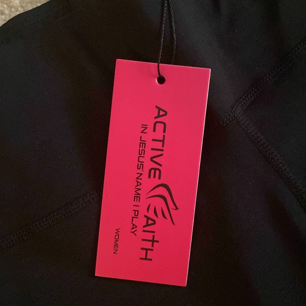Active Faith NWT  cropped workout Faith leggings - Picture 2 of 9